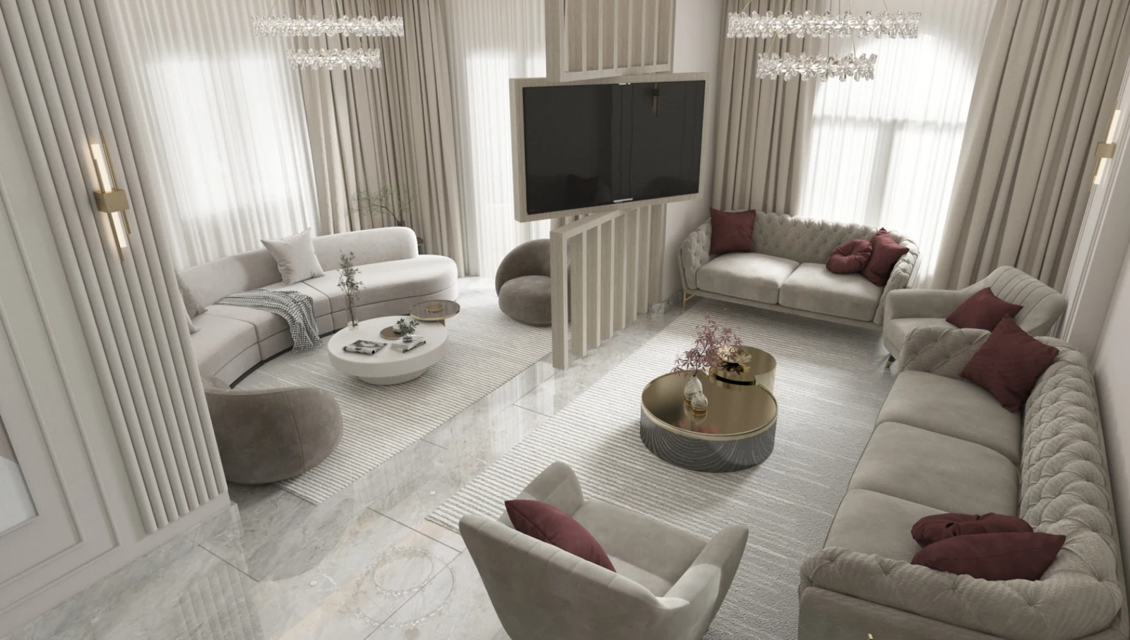 Reception Lounge — Residential Social Space